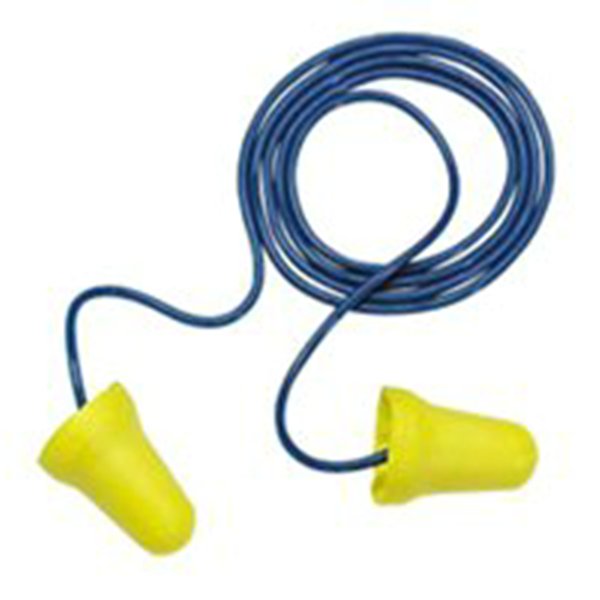 EARPLUGS,E-Z FIT,DISPOSABLE, W/ CORD,NRR 28, 200/BX - Corded Earplugs